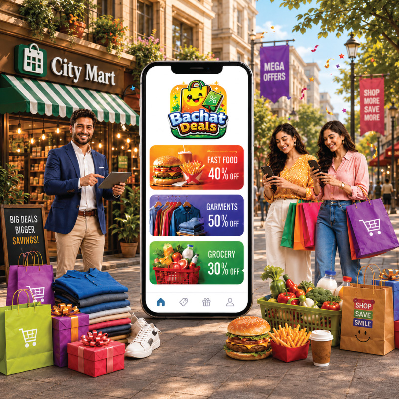 Bachat Deals discount vouchers for customers and merchants